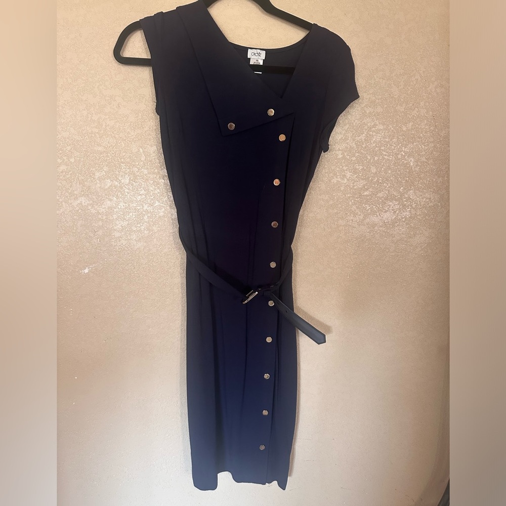Navy blue dress